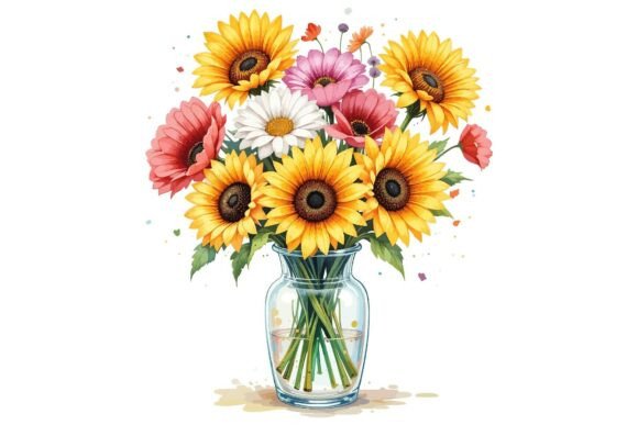 Download Single Line Flowers EPS - Single Collection