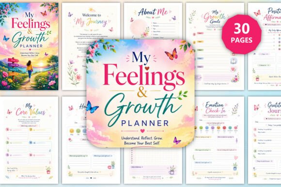 Download My Feelings &amp; Growth Planner - Feelings Collection