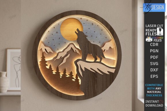 Download 3D Layered Wall Decor Laser Cut | CNC - Premium Resources