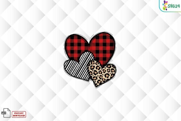 Download Buffalo Strip Leopard Hearts Cluster Png - Hearts Collection