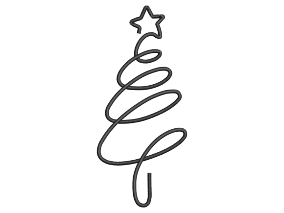 Download Minimal Single Line Christmas Tree&nbsp; - Single Collection