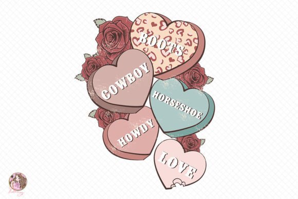 Download Western Hearts Sublimation - Hearts Collection